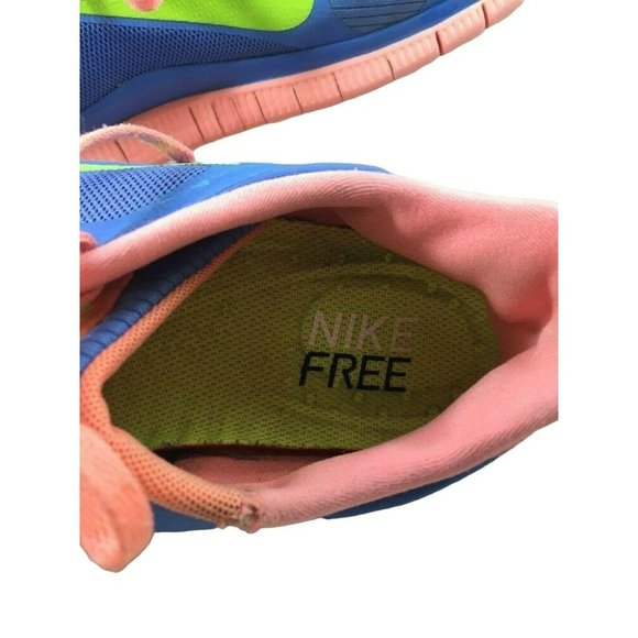 Nike Free 4.0 V3 Womens 11 Blue Lightweight 2013 Running Workout Training Shoes - Picture 2 of 11